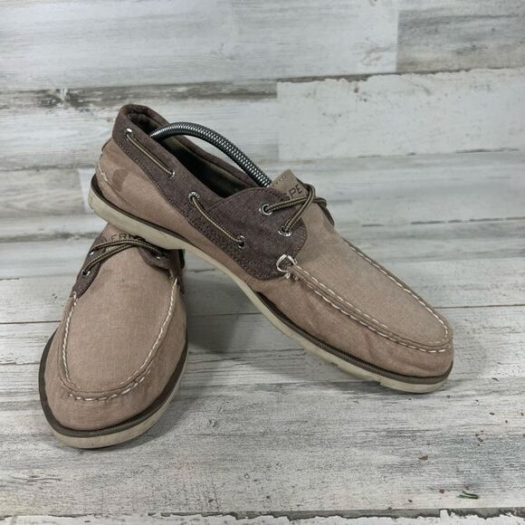 Sperry Top-Sider Mens 2 Eye Boat Leather Flat Shoe Brown Size 11 - Picture 6 of 8